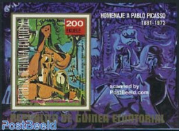 Equatorial Guinea 1974 Picasso S/s Imperforated, Mint NH, Art - Modern Art (1850-present) - Pablo Picasso - Equatoriaal Guinea