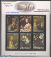 Grenada Grenadines 2001 Rijksmuseum 6v M/s, Rembrandt, Mint NH, History - Netherlands & Dutch - Art - Paintings - Remb.. - Geography