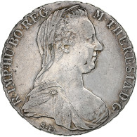 Autriche, Maria Theresa, Thaler, 1780, Vienne, Refrappe, Argent, TTB+ - Oesterreich
