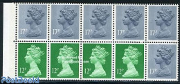 Great Britain 1986 Definitives Booklet Pane, Mint NH - Unused Stamps