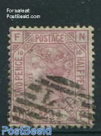 Great Britain 1876 2.5p. Lilacrosa, Plate 16, Used, Used - Usados