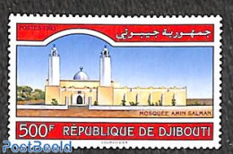 Djibouti 1993 Salman Amin Mosque 1v, Mint NH, Religion - Churches, Temples, Mosques, Synagogues - Kirchen U. Kathedralen