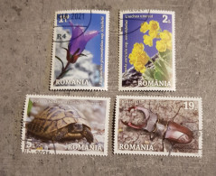 ROMANIA NATURAL PARKS IN ROMANIA SET CTO-USED - Used Stamps