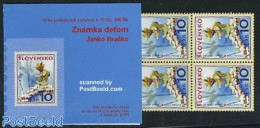 Slovakia 2007 Janko Hrasko Booklet, Mint NH, Stamp Booklets - Art - Children Drawings - Unused Stamps