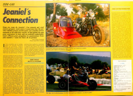 Article Papier 2 Pages SIDE-CAR COBRA JEANIEL Août 1986 FL-06 - Non Classés