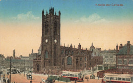 CPA Manchester Cathedral-RARE     L2862 - Manchester