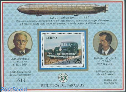 Paraguay 1980 C. Maybach S/s, Mint NH, Transport - Automobiles - Zeppelins - Coches