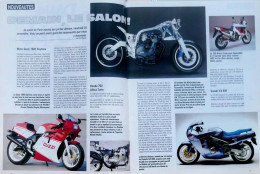 Article Papier 3 Pages SALON PARIS MOTO GUZZI 1000 DAYTONA SUZUKI VX 800 HONDA 750 AFRICA TWIN  Novembre 1989 MJFL - Ohne Zuordnung