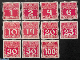 Austria 1908 Postage Due 11v, Unused (hinged) - Andere & Zonder Classificatie