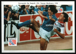 Uganda 1993 - Mi-Nr. Block 192 ** - MNH - Fußball / Soccer - Oeganda (1962-...)