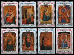 Uganda 1989 - Mi-Nr. 752-759 ** - MNH - Weihnachten / X-mas - Uganda (1962-...)