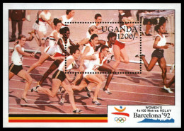 Uganda 1991 - Mi-Nr. Block 131 ** - MNH - Olympia Barcelona - Uganda (1962-...)