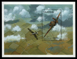 Uganda 1990 - Mi-Nr. Block 111 ** - MNH - Flugzeuge / Airplanes - Uganda (1962-...)