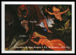 Uganda 1993 - Mi-Nr. Block 200 ** - MNH - Gemälde / Paintings - POLSKA `93 - Uganda (1962-...)
