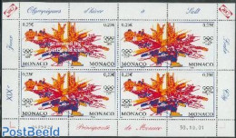 Monaco 2002 SALT LAKE CITY M/s, Mint NH, Sport - Ice Hockey - Olympic Winter Games - Nuevos