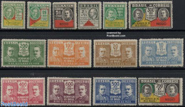 Brazil 1931 Revolution Leaders 14v, Unused (hinged) - Unused Stamps