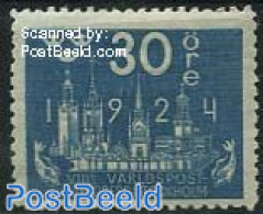 Sweden 1924 30o, Stamp Out Of Set, Unused (hinged) - Ongebruikt