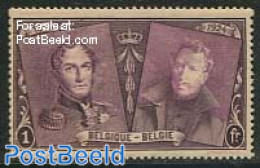 Belgium 1925 1Fr, Stamp Out Of Set, Unused (hinged) - Nuovi