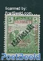 Hungary 1919 Szegedin, 5f, Stamp Out Of Set, Unused (hinged) - Unused Stamps