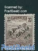 Hungary 1919 Banat Bacska, 20f, Stamp Out Of Set, Unused (hinged) - Neufs
