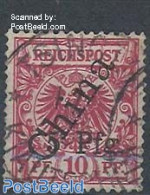 Germany, Colonies 1900 Kiautschou, Overprint 1v, Violet Stripe, Used, Signed, Used - Altri & Non Classificati