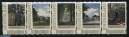 Netherlands - Personal Stamps TNT/PNL 2012 Groeneveld 5V [::::], Mint NH, Nature - Trees & Forests - Castles & Fortifi.. - Rotary, Club Leones