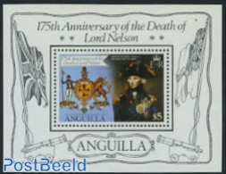 Anguilla 1981 Lord Nelson S/s, Mint NH, History - Transport - Coat Of Arms - Ships And Boats - Ships