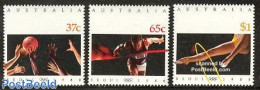 Australia 1988 Olympic Games Seoul 3v, Mint NH, Sport - Basketball - Gymnastics - Olympic Games - Ongebruikt