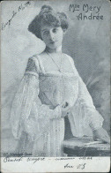 S894 Cartolina Personaggi Famosi Mery Andree Attrice Actress  Teatro - Entertainers