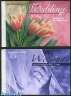 Australia 2003 Wedding 2 Booklets, Mint NH, Various - Stamp Booklets - Greetings & Wishing Stamps - Ongebruikt
