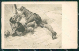 WW1 WWI Propaganda Anti Austria II Armata Gustavino Cartolina Postcard XF7979 - Other & Unclassified