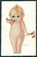 WW1 WWI Propaganda Olivieri Tricolore Child Cartolina Postcard XF8146 - Other & Unclassified