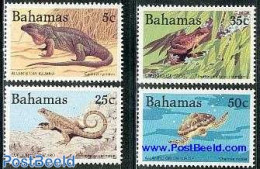 Bahamas 1984 Reptiles 4v, Mint NH, Nature - Frogs & Toads - Reptiles - Turtles - Autres & Non Classés