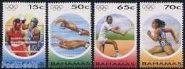Bahamas 2004 Olympic Games 4v, Mint NH, Sport - Athletics - Boxing - Olympic Games - Swimming - Tennis - Athletics