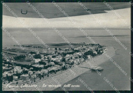 Udine Lignano Sabbiadoro Spiaggia Vista Dall'Aereo FG Cartolina RT4365 - Udine