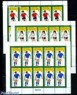 Bulgaria 1982 World Cup Football, 3 M/ss (=10 Sets), Mint NH, Sport - Football - Nuevos