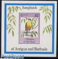 Barbuda 1984 Songbirds S/s, Mint NH, Nature - Birds - Barbuda (...-1981)