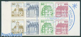 Germany, Berlin 1980 Castles Booklet (Michel/Hawid), Mint NH, Stamp Booklets - Art - Castles & Fortifications - Neufs