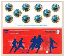 FRANCE - 1998 - CARNET COMMEMORATIF - ADHESIFS** - BC17 Ou BC3140 - FRANCE 98 - COUPE DU MONDE -  Y & T - COTE 15.00 € - Cuadernillos