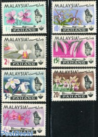 Malaysia 1965 Pahang, Orchids 7v, Mint NH, Nature - Flowers & Plants - Orchids - Autres & Non Classés