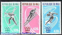 Mali 1976 Olympic Winter Games Innsbruck 3v, Mint NH, Sport - Olympic Winter Games - Skating - Skiing - Ski