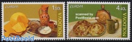 Moldova 2005 Europa, Gastronomy 2v, Mint NH, Health - History - Nature - Food & Drink - Europa (cept) - Beer - Alimentazione