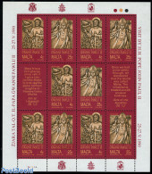 Malta 1990 Popes Visit M/s With 5 Sets, Mint NH, Religion - Pope - Religion - Papi