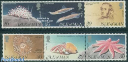 Isle Of Man 1994 Marine Life 2x3v [::], Mint NH, History - Nature - Europa (cept) - Fish - Shells & Crustaceans - Crab.. - Peces