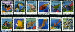 Marshall Islands 1988 Definitives, Fish 12v, Mint NH, Nature - Fish - Peces