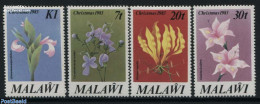 Malawi 1983 Christmas, Flowers 4v, Mint NH, Nature - Religion - Flowers & Plants - Christmas - Noël