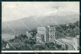 Messina Taormina Bristol Hotel Alterocca 6595 Cartolina RT3808 - Messina