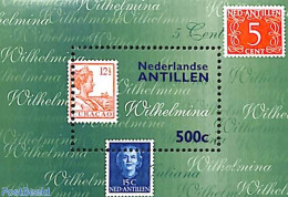 Netherlands Antilles 1998 NVPH Show S/s, Mint NH, Philately - Stamps On Stamps - Francobolli Su Francobolli