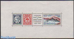 New Caledonia 1960 Stamp Centenary S/s, Mint NH, 100 Years Stamps - Stamps On Stamps - Ungebraucht