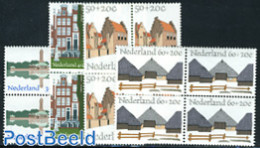 Netherlands 1975 Summer Welfare 4v Blocks Of 4 [+], Mint NH, Art - Architecture - Nuovi